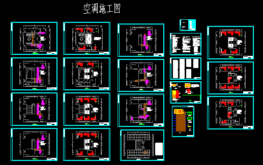 某學院新建圖書館通風空調(diào)設(shè)計圖